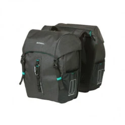 Double Sacoche Vélo Basil Discovery 365D 18L M Noir Mêlée