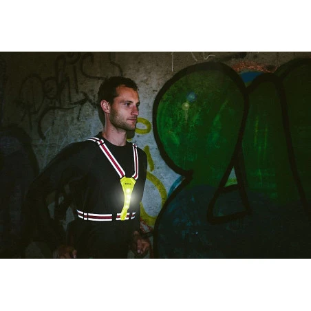 WOWOW Harnais 4 Leds Blanche+4 Leds Rouges Rechargeable Par USB 6 WOWOW Harnais 4 Leds Blanche+4 Leds Rouges Rechargeable Par USB – Image 4