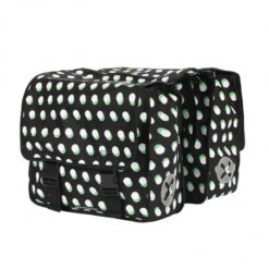 Paire Sacoches Vélo 40L URBAN PROOF Dots Noir