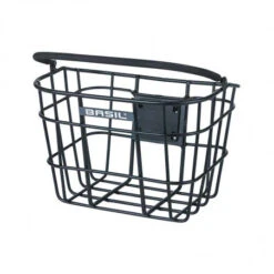 Panier Vélo Avant Alu Noir BASIL Bremen