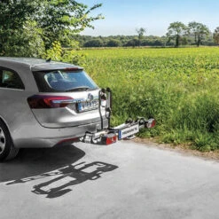 Porte Vélo Voiture Pliable Et Inclinable EUFAB Premium Fixation Attelage (2 Vélos) -Gazelle Velo Boutique porte velo voiture pliable et inclinable eufab premium fixation attelage 2 velos 2