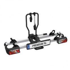 Porte Vélo Voiture Pliable Et Inclinable EUFAB Premium Fixation Attelage (2 Vélos)