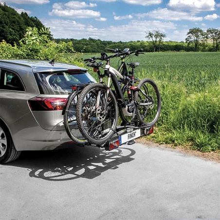 Porte Vélo Voiture Pliable EUFAB Fixation Attelage (2 Vélos) 5 Porte Vélo Voiture Pliable EUFAB Fixation Attelage (2 Vélos) – Image 3