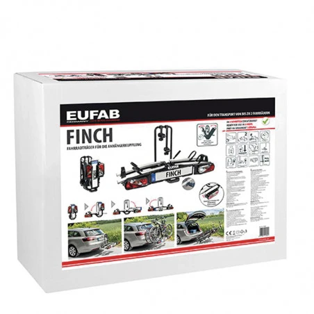 Porte Vélo Voiture Pliable EUFAB Fixation Attelage (2 Vélos) 10 Porte Vélo Voiture Pliable EUFAB Fixation Attelage (2 Vélos) – Image 8