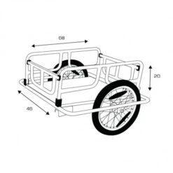 Remorque Vélo Acier Transport Marchandise -Gazelle Velo Boutique remorque marchandise acier 3