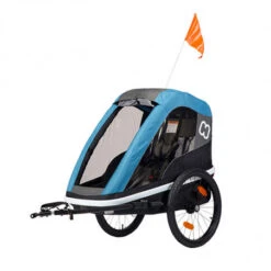 Remorque Vélo Poussette 1 Enfant HAMAX Avenida Bleu