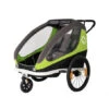 Remorque Vélo Poussette 2 Enfants HAMAX Traveler Vert 1 Remorque Vélo Poussette 2 Enfants HAMAX Traveler Vert -Gazelle Velo Boutique remorque velo poussette 1 enfant hamax traveler vert