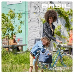 Sac Vélo + épaule BASIL Bohème Gris 18L -Gazelle Velo Boutique sac velo epaule basil boheme gris 18l 7