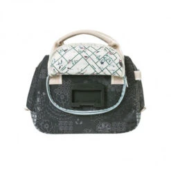 Sacoche De Guidon Vélo BASIL Bohème 8L Gris -Gazelle Velo Boutique sacoche de guidon velo basil boheme 8l gris 3