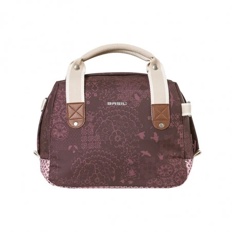 Sacoche De Guidon Vélo BASIL Bohème 8L Rouge Figue 4 Sacoche De Guidon Vélo BASIL Bohème 8L Rouge Figue – Image 2