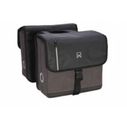 SACOCHE DOUBLE WILLEX BUSINESS GRIS/NOIR - 40L