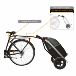 Remorque Vélo Chariot Shopping Trailer Bike Original -Gazelle Velo Boutique shopping trailer bike original 2