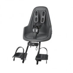 Siège Vélo Avant Bébé BOBIKE One Mini Gris Jusqu'à 15kg