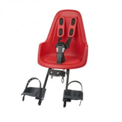 Siège Vélo Avant Bébé BOBIKE One Mini Rouge Jusqu'à 15kg
