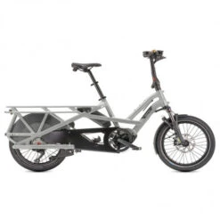 Vélo Cargo électrique Longtail TERN GSD S10 Gris Rhino LR