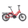 Vélo Cargo électrique Compact Tern HSD P9 Rouge LR -Gazelle Velo Boutique velo cargo electrique mini tern hsd p9 rouge